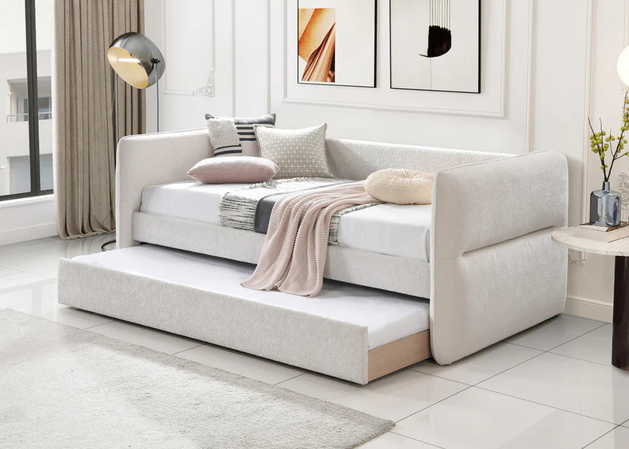 Philipa Light Gold Daybed with Trundle