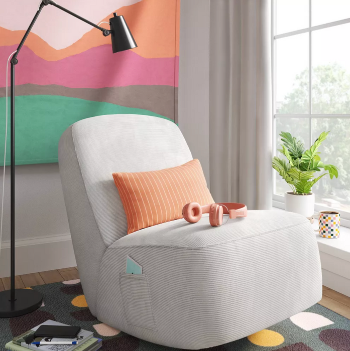 Rocking Lounge Chair Gray