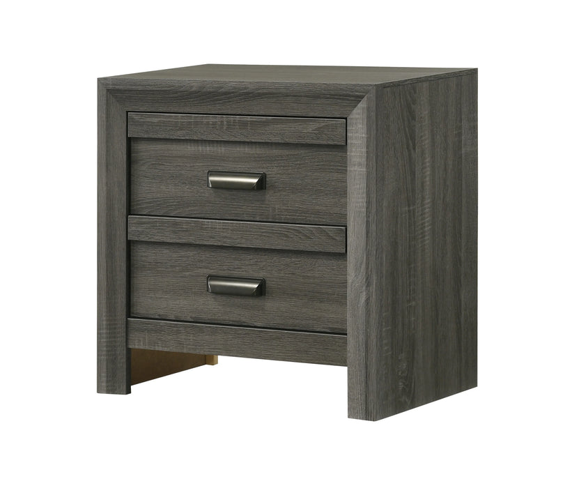 Brand New 5Pc Valor Grey Panel Bedroom Set