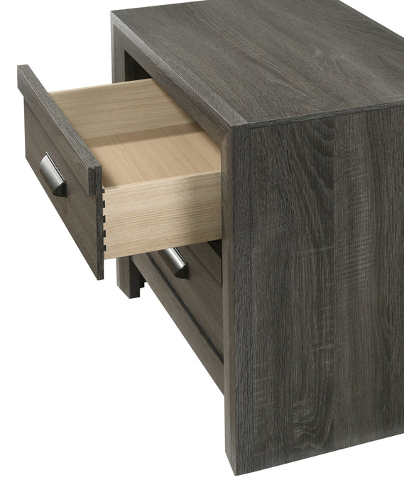 Brand New 5Pc Valor Grey Panel Bedroom Set