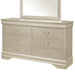 Crown Mark Louis Philip Dresser in Champagne image