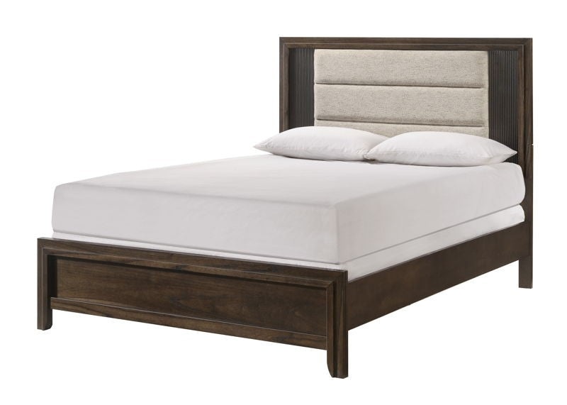 Carlton - Queen 5 Piece Bedroom Set - Brown
