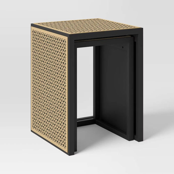 Nesting Accent Table Black/Natural