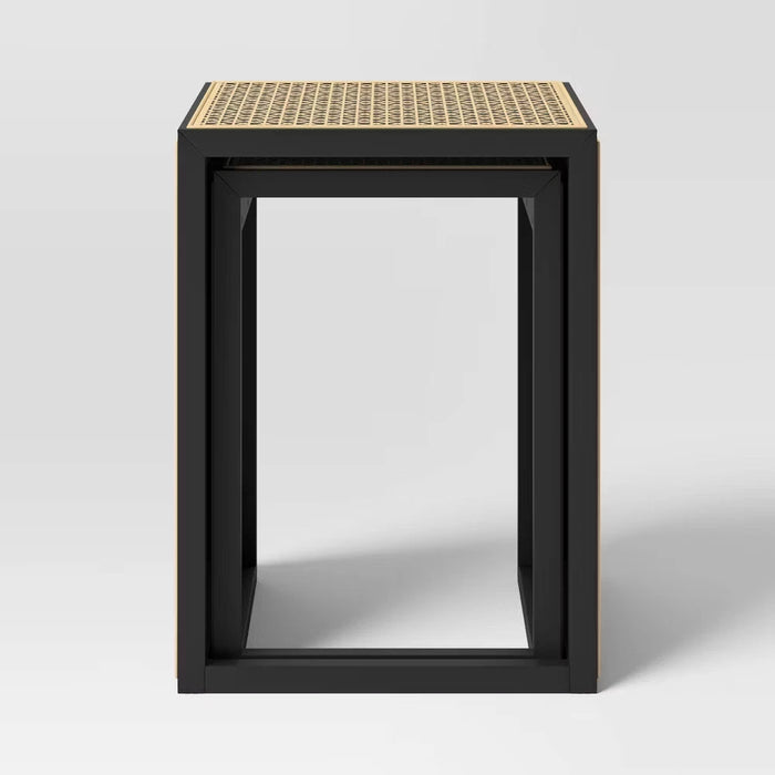 Nesting Accent Table Black/Natural