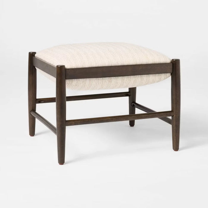 Threshold designed w/Studio McGee Ottoman Farmhouse Living Room Cream