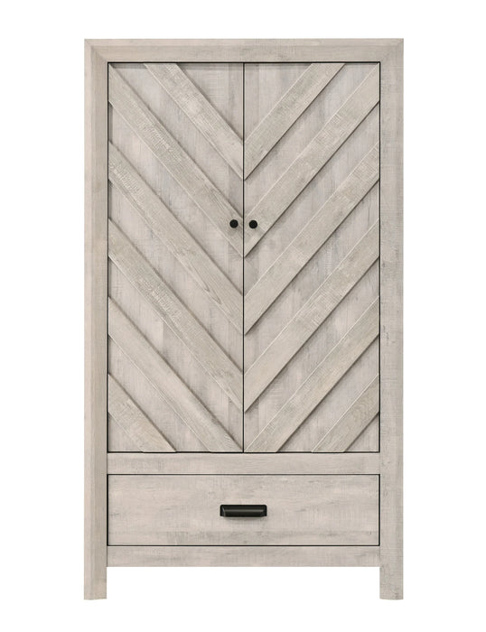 Brand New Valor Antique White Armoire