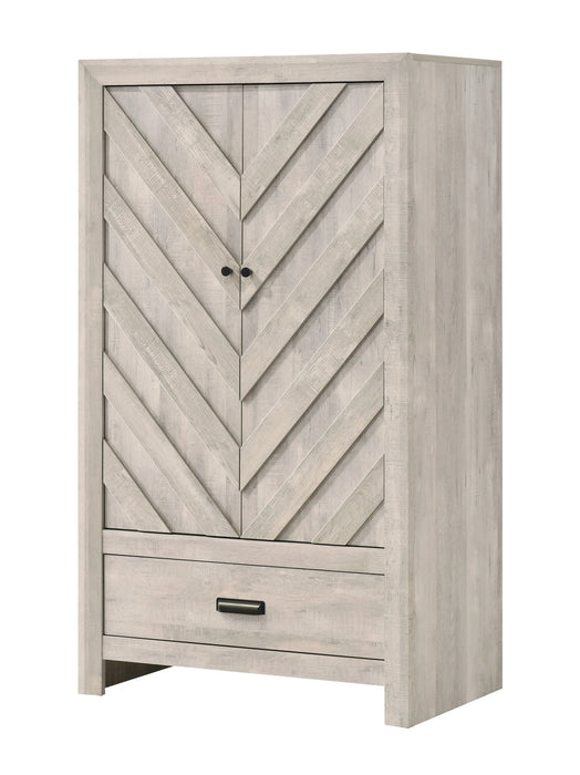 Brand New Valor Antique White Armoire