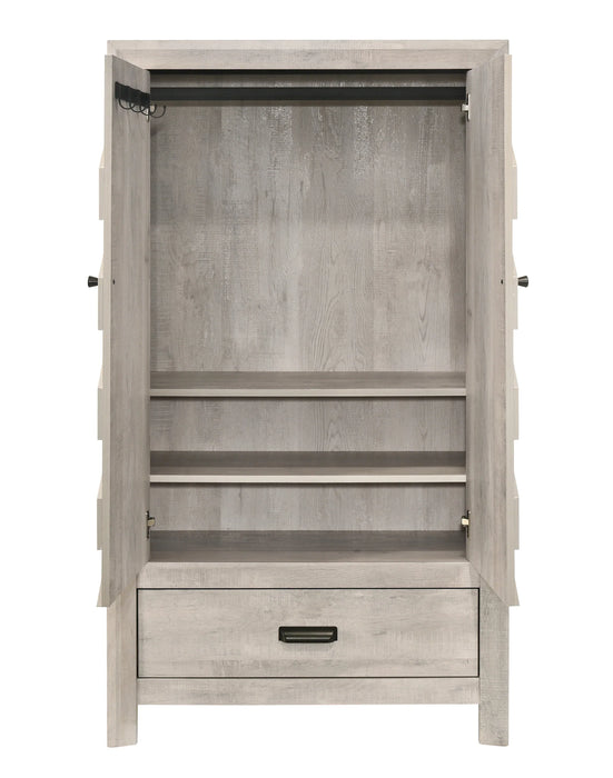 Brand New Valor Antique White Armoire